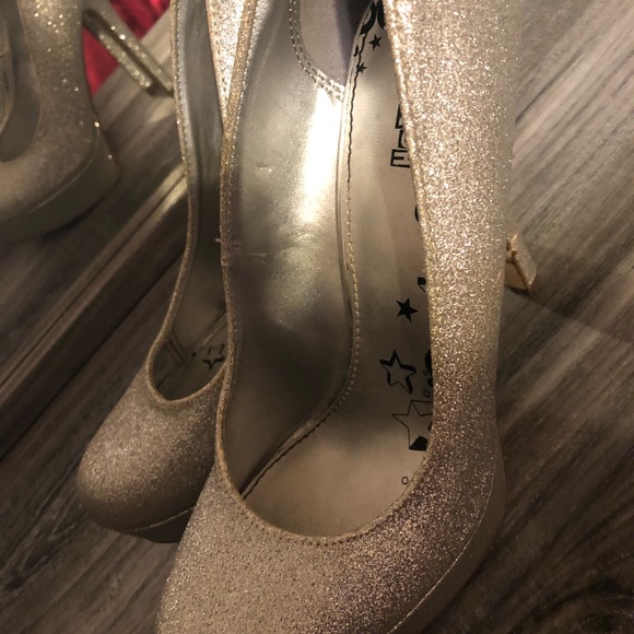 Bash silver glitter pumps - Picture 3 of 8